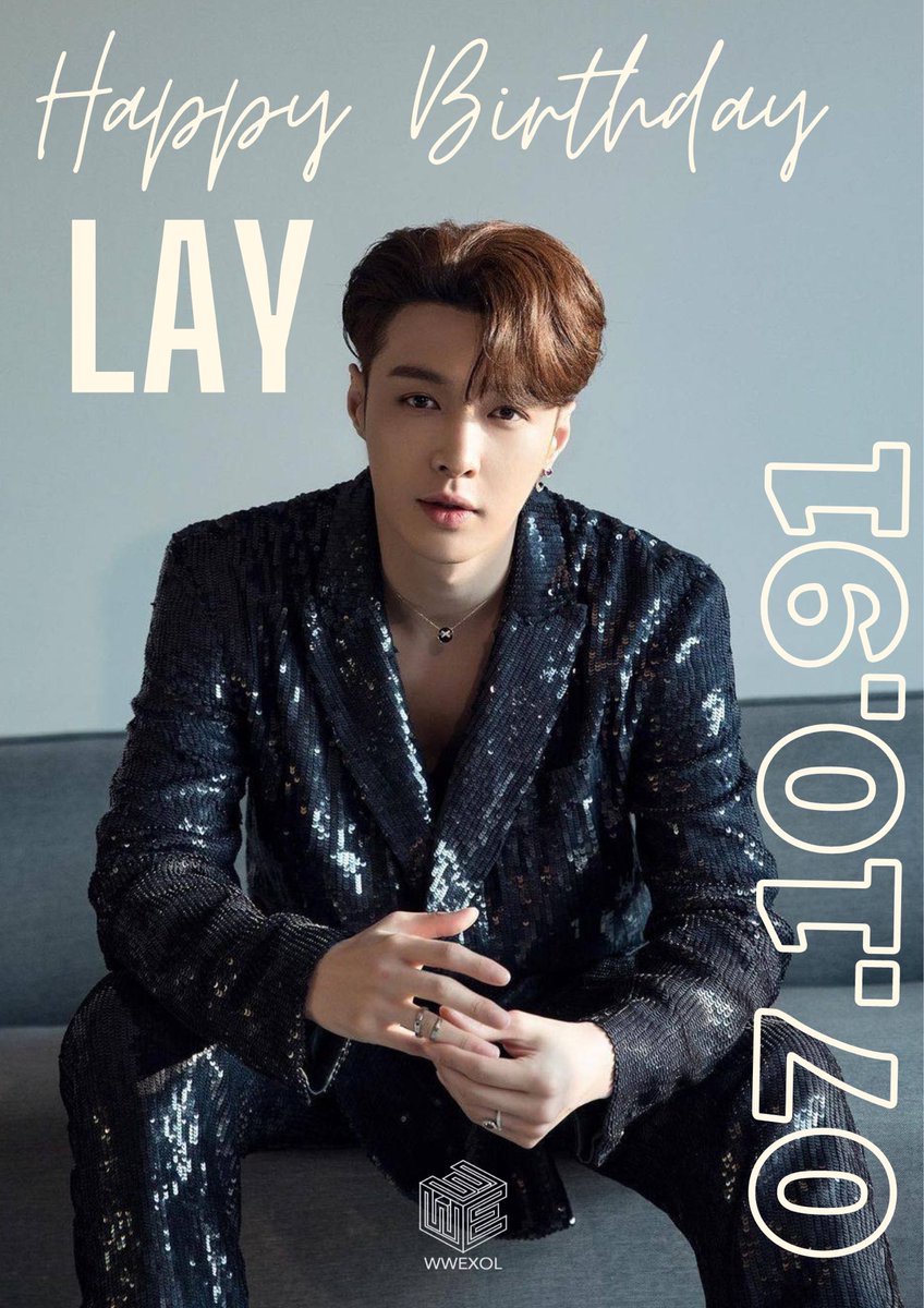 WWEXOL's tweet photo. HAPPY BIRTHDAY LAY 🐑💜

#2023LAYDAY
@weareoneEXO @layzhang https://t.co/ghzhyfRa9B
