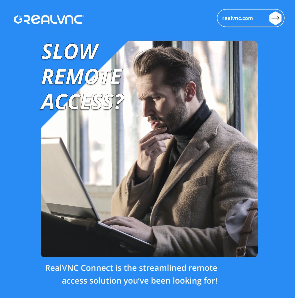 IT managers, are you tired of clunky remote access solutions that slow you down? RealVNC Connect is the modern, streamlined solution you've been looking for.

#remoteaccess #ITManager