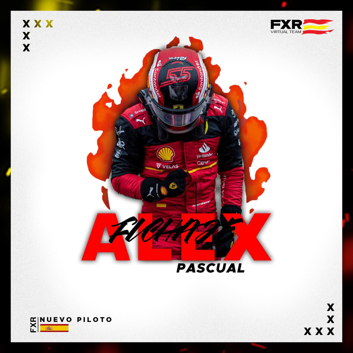 ‼️ TENEMOS NUEVO FICHAJE ‼️

<a href="/txela25/">🇪🇦Alex Pascual🇪🇦</a> se incorpora al equipo de cara a las próximas competiciones. 

       🏁🇪🇸    F I C H A D O    🇪🇸🏁

Bienvenido a tu nueva casa, esperamos grandes cosas juntos! 🫱🏼‍🫲🏽