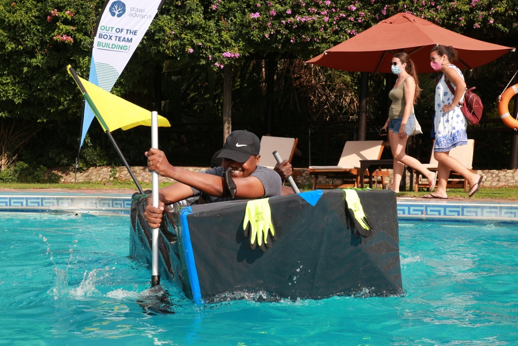 wearestawi's tweet image. Sailing into success: Novo Nordisk's aquatic inventions in action - a showcase of creativity and teamwork.⁠
⁠
#createtheexceptional with #stawiexperiences ⁠
⁠
⁠
⁠