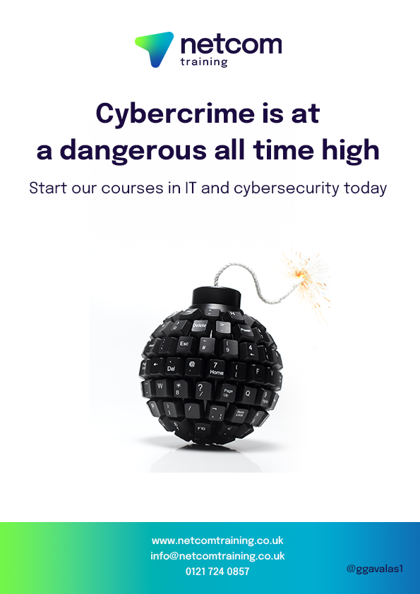 Create a poster to promote
<a href="/Netcom_Training/">Netcom Training</a>
cyber and IT courses in Peterborough &amp; Cambridge
<a href="/OneMinuteBriefs/">One Minute Briefs ⏱️</a>
#1MinuteWithNetcom