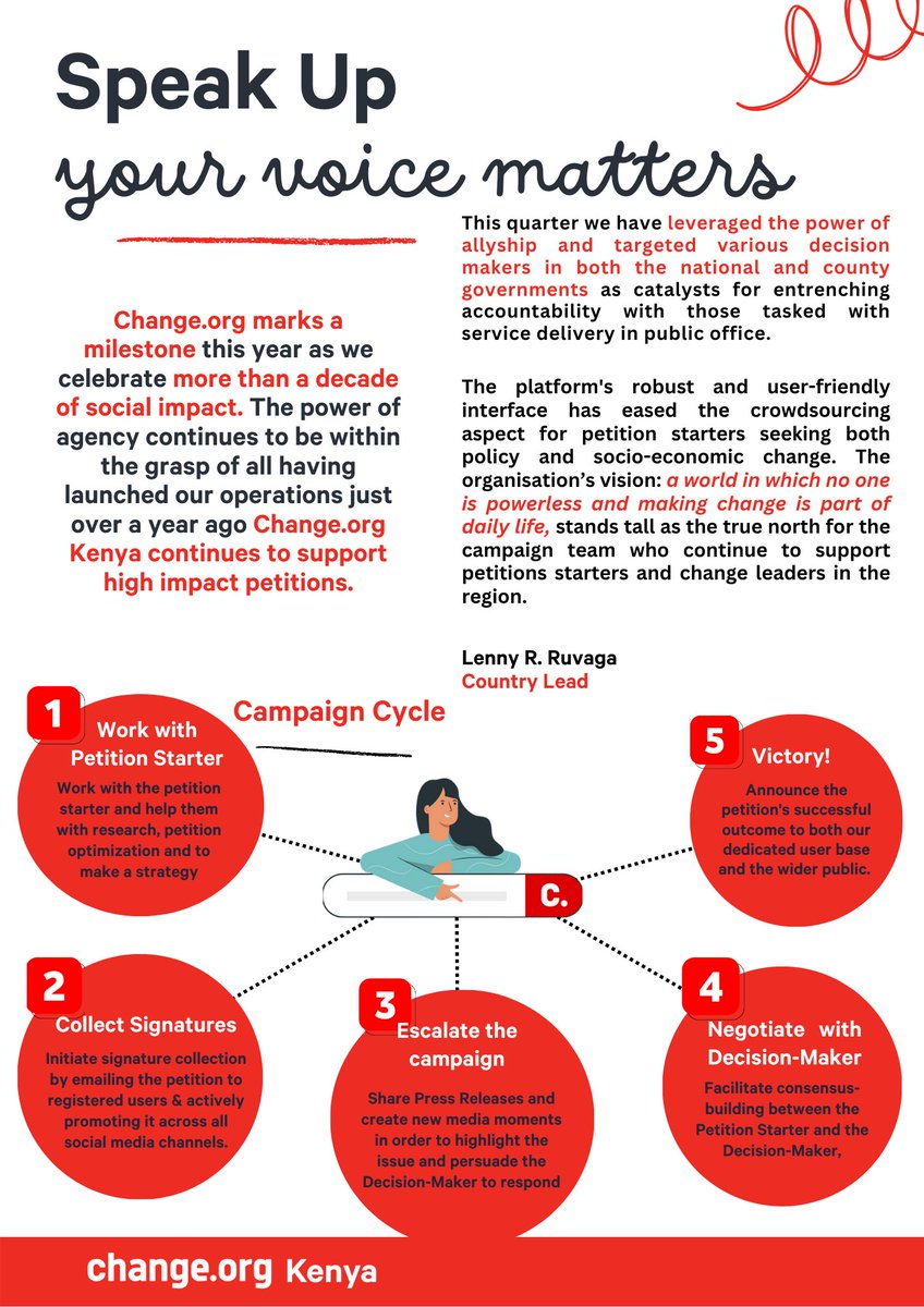 Change.Org Kenya (@changeorgke) on Twitter photo ๐ Embrace the Power of Change ๐ฐ๐ช
In just over a year, Change.org Kenya has ignited a fire of transformation.
This past quarter <a href="/MountKenyaUni/">MountKenyaUniversity</a> agreed to no longer administer exams on Saturdays and give a fair opportunity to all students.
And worked with stations ๐ Embrace the Power of Change ๐ฐ๐ช
In just over a year, Change.org Kenya has ignited a fire of transformation.
This past quarter <a href="/MountKenyaUni/">MountKenyaUniversity</a> agreed to no longer administer exams on Saturdays and give a fair opportunity to all students.
And worked with stations