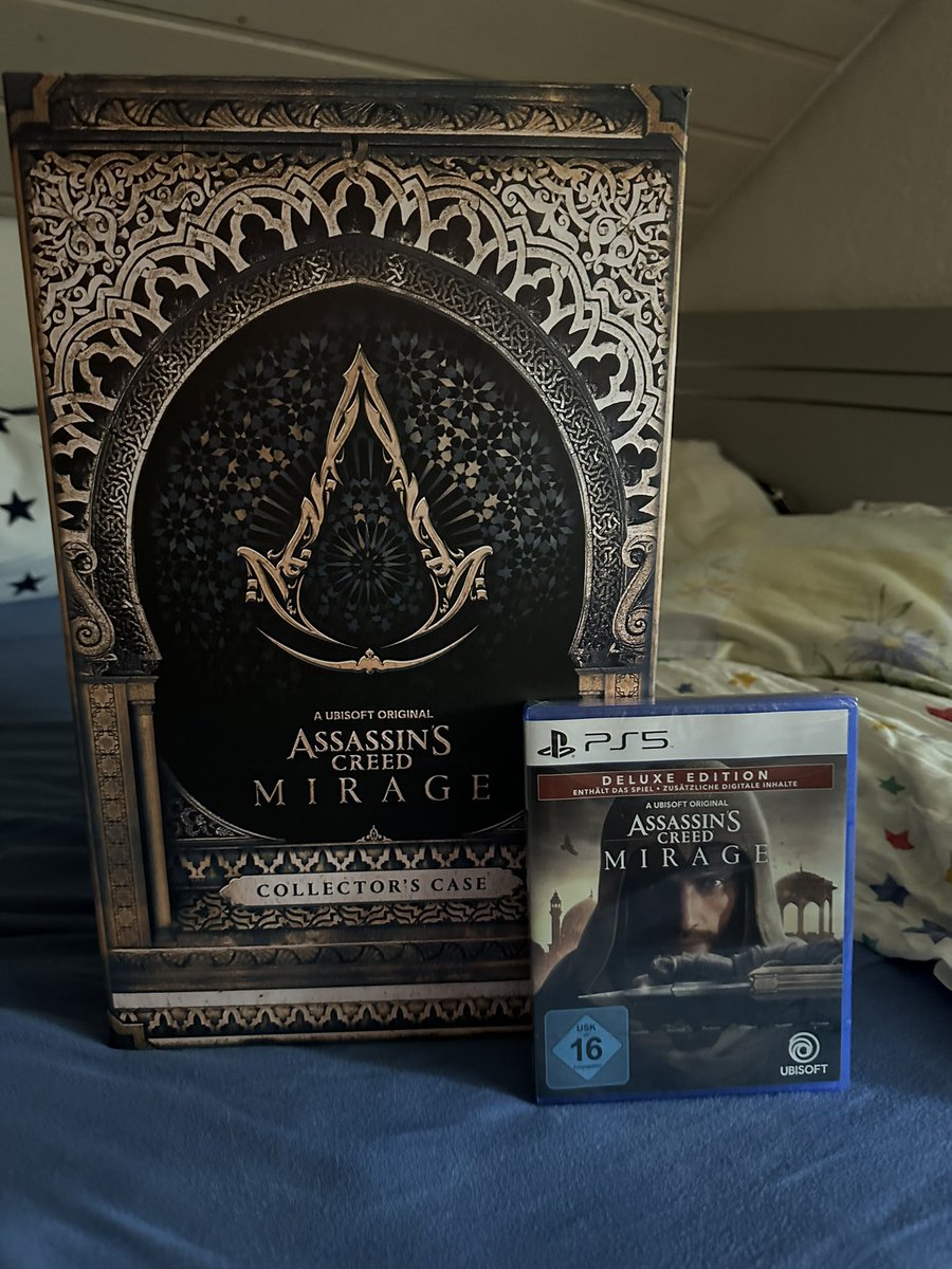 domirandy17's tweet image. Endlich nach 3 Tagen Verspätung auch endlich mal eingetroffen 🫡🥺 #AssassinsCreedMirage #AssassinCreedMirage #AssassinCreed #PlayStation5