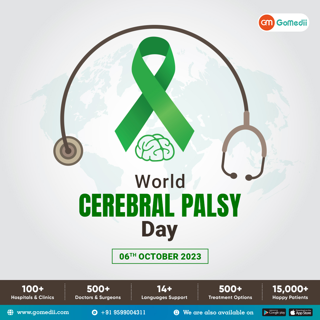 Today, we celebrate the courage, determination, and boundless potential of individuals with cerebral palsy. Join us in spreading awareness and fostering a more inclusive world for all. 🎗️💚 #WorldCerebralPalsyDay #InclusionForAll #gomedi