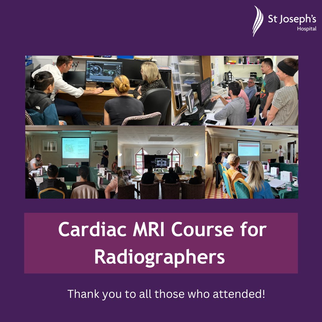 StJosephsHosp's tweet photo. We are pleased to share that our Executive MRI Radiographer @bennybristol has completed another successful Cardiac MRI course at St Joseph’s Hospital &amp; Parkway Hotel &amp; Spa.  A fantastic educational event. 

Interested in future courses? Find out more: https://t.co/AsTRb5feZa https://t.co/Piow4GR8pk
