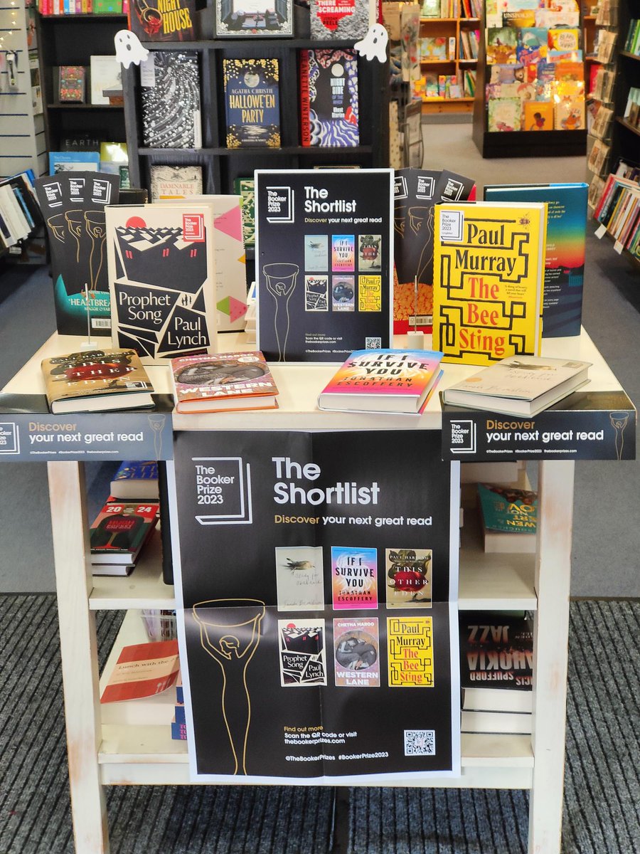 Our display for the #BookerPrize2023 📚