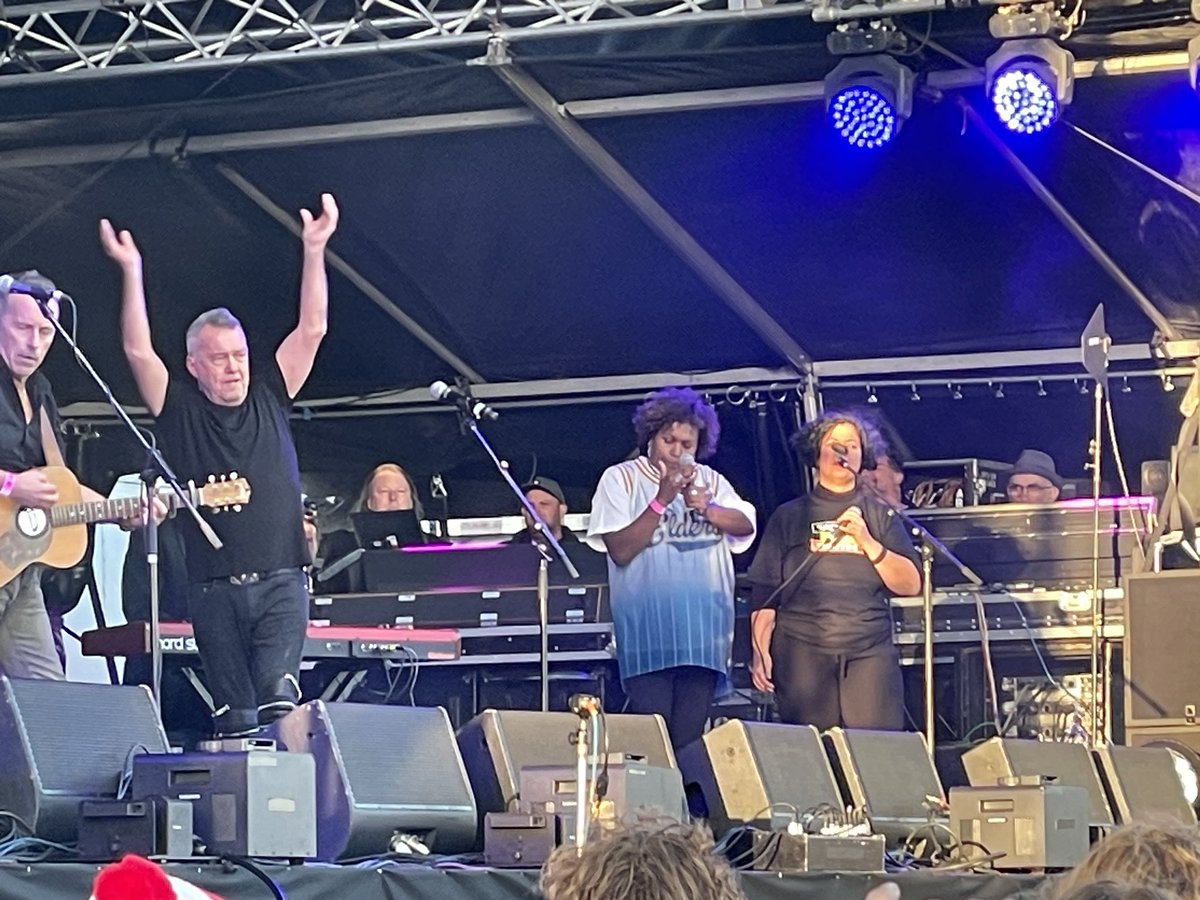 A few music greats.. whilst PK watches on #nowandforever