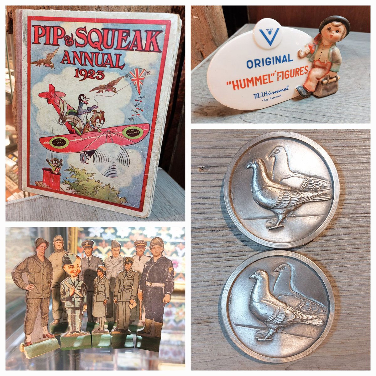 eversleybarn's tweet photo. #italianterracottapot #pipandsqeakannual #1923annual #cutoutfigures #militaria #hummelsign #judismithantiques #eversleybarnantiques https://t.co/VNmd7FZ1Wu