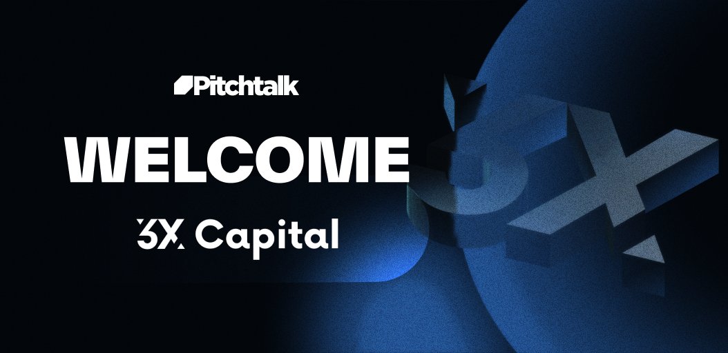 pitchtalk_com's tweet image. We're pleased to onboard 3x Capital as a prominent partner in our program! 🌟
Together, we'll empower exceptional founders and accelerate innovation at its finest! 🚀
#3xCapital #PartnerProgram #PitchTalk