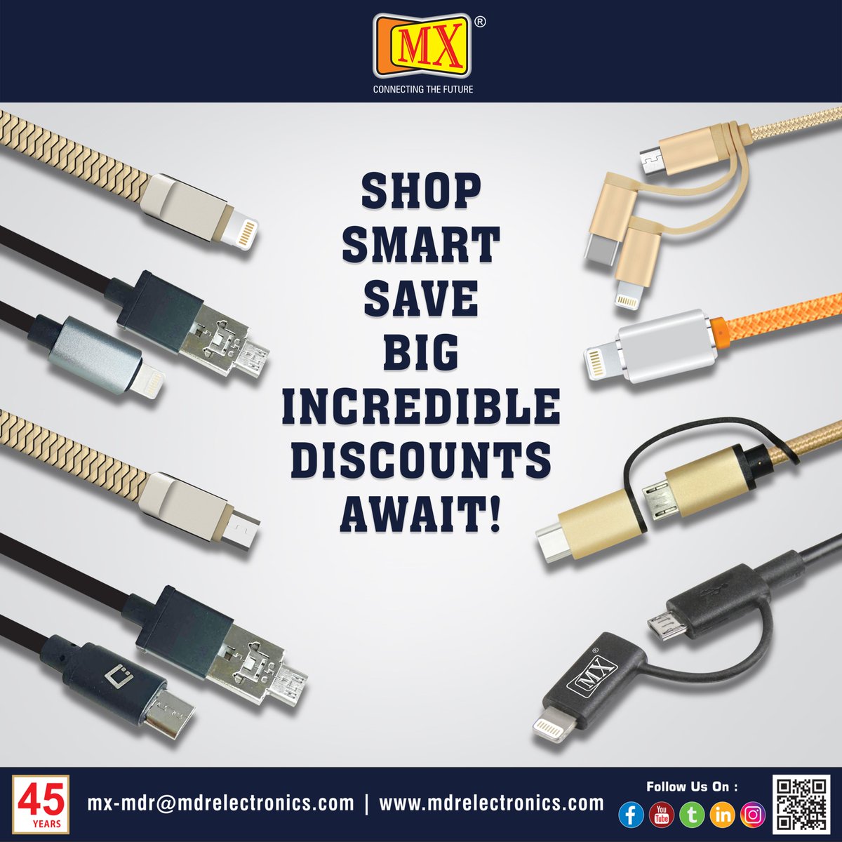 mx_electronics's tweet image. Power up your savings with jaw-dropping discounts on the MX USB cable series! Don't let this electrifying deal slip through your fingers. 💥

Get yours now before they're gone: bit.ly/USBSALE

#MX #USBCable #TechEssentials #GadgetAccessories #ChargingCables #TechDeals