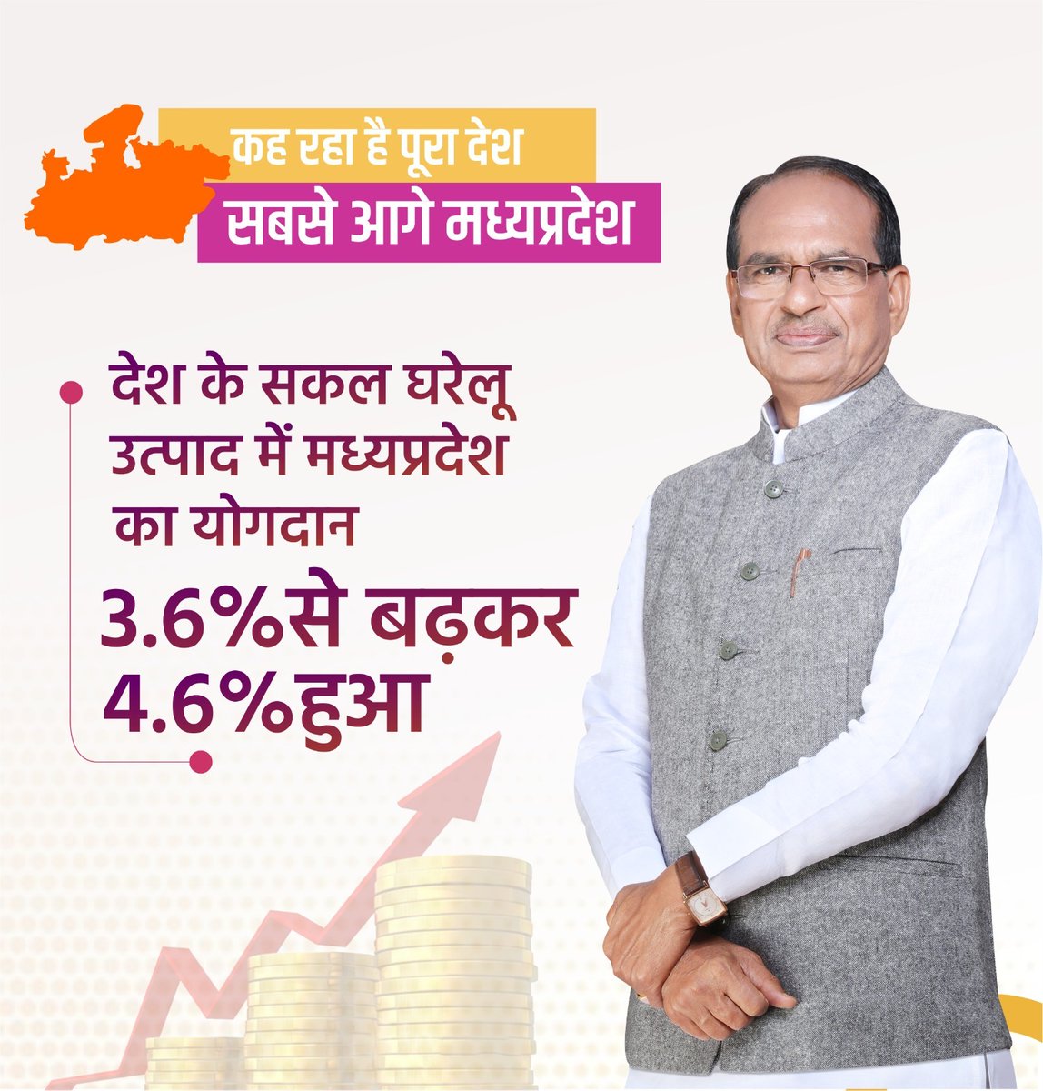 समृद्ध हो रहा मध्यप्रदेश, खुशहाल हो रहा मध्यप्रदेश।

1674.27 करोड़ रूपये लागत के अस्पताल, कॉलेज, सीएम राइज़ स्कूल, हाईस्कूल व हायर सेकेंडरी स्कूल का हो रहा भूमिपूजन एवं लोकार्पण   #MP_विकास_प्रदेश