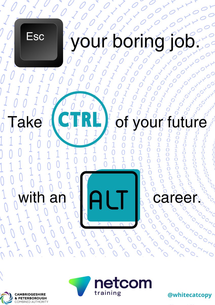 <a href="/OneMinuteBriefs/">One Minute Briefs ⏱️</a> 
Create posters to promote
<a href="/Netcom_Training/">Netcom Training</a>’s Cyber &amp; IT courses in Peterborough + Cambridge to generate interest among potential students #1MinuteWithNetcom

Entry 2: