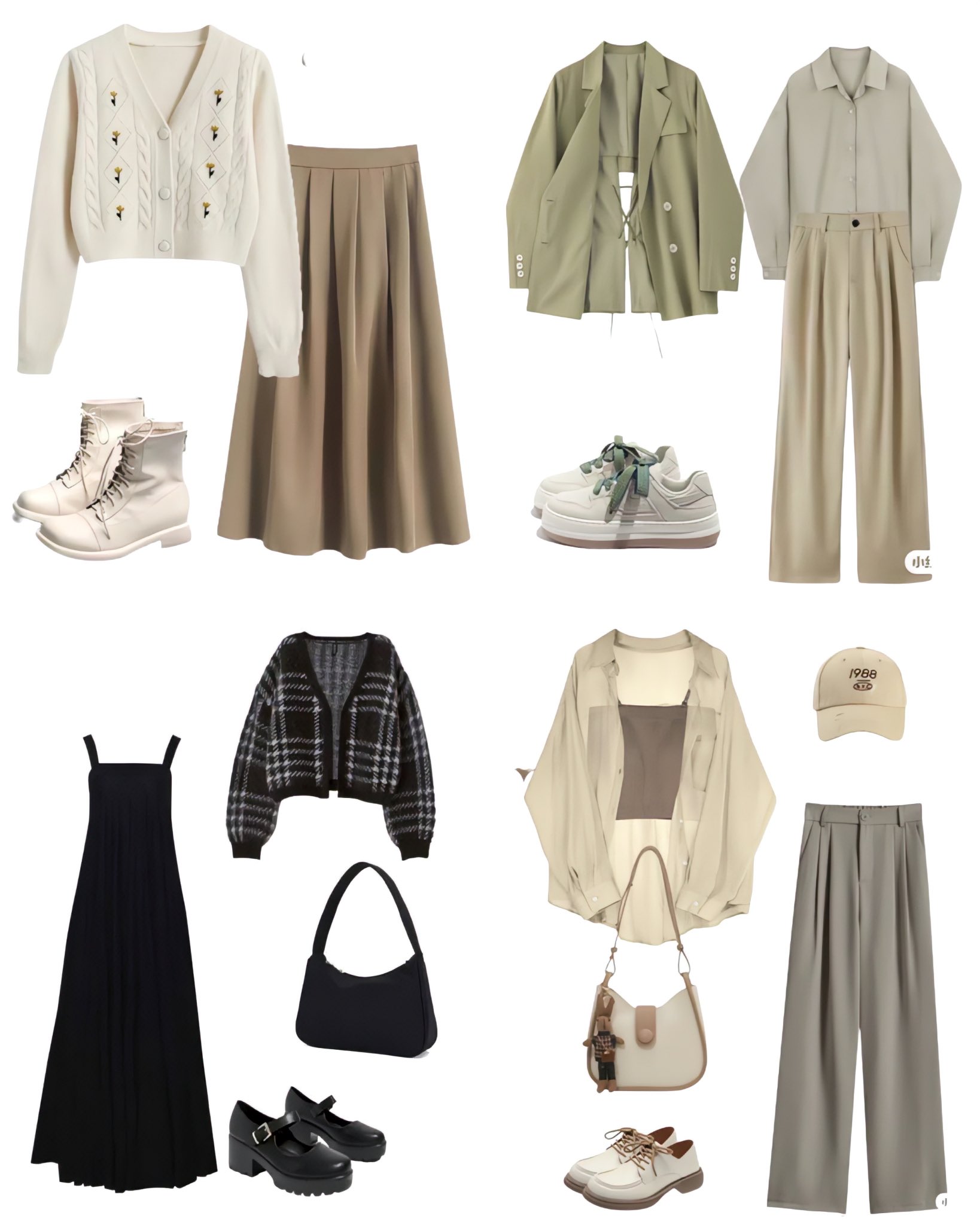 Retro shop casual outfit