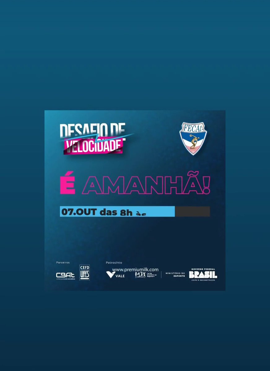 Mineirojc's tweet photo. Pista UFES entrada gratuita https://t.co/bWnOeE6MKP