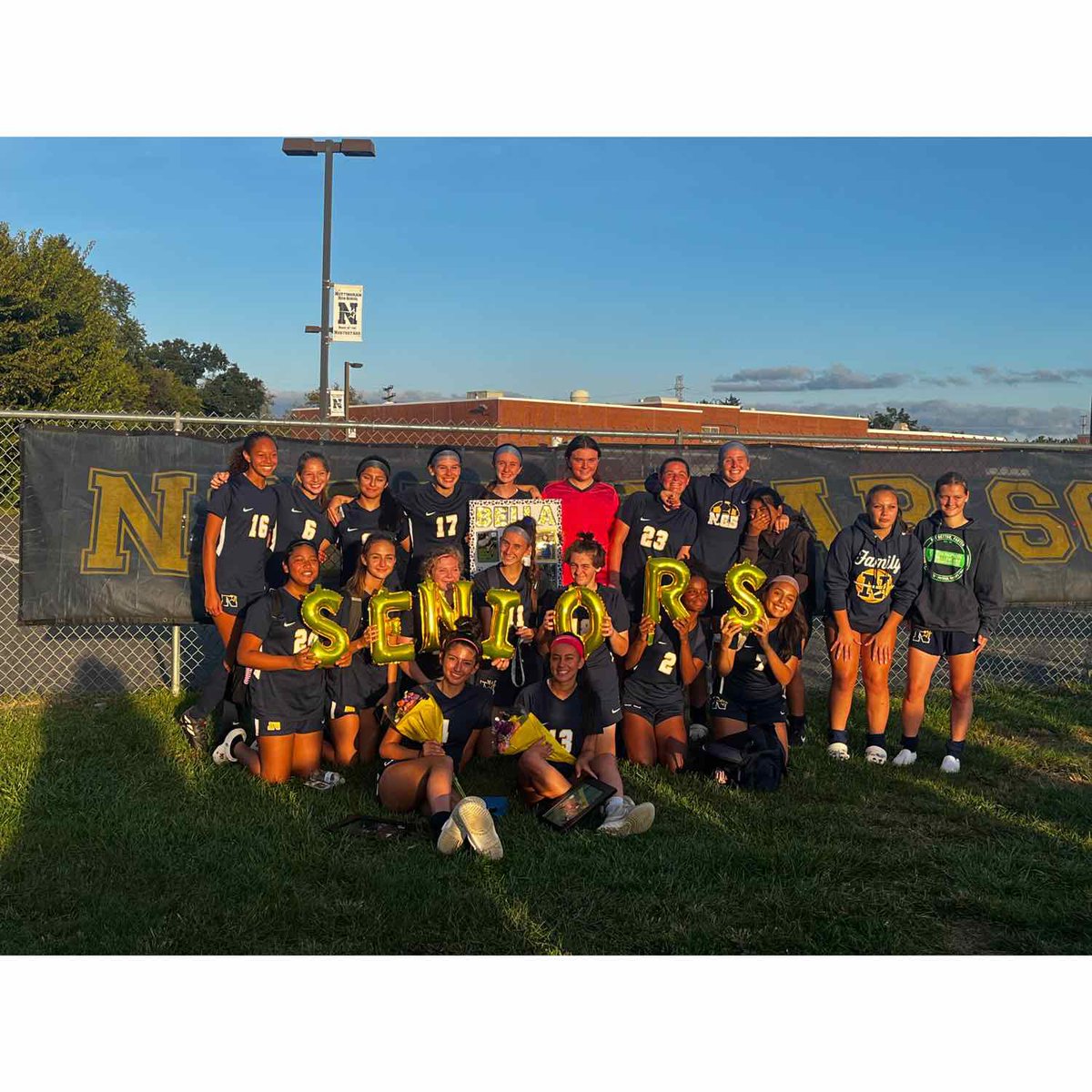 HTSD_Nottingham's tweet photo. Congratulations to the girls' soccer team who beat Trenton 7-0 yesterday for Senior Day! Brooklynn, Jocelyn, &amp; Maggie scored for the Stars. Bella, Maggie, Jocelyn, Bridget, &amp; Jamie had assists. Great team effort!🌟 https://t.co/NPfkXQdXRY