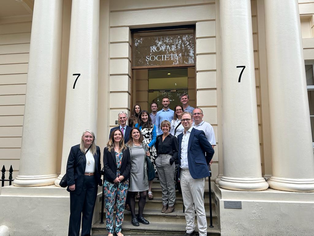 <a href="/CostedTrial/">The CoSTED Trial</a> team celebrating the culmination of the COSTED trial at the Royal Society yesterday. Thanks to all who came, watched, contributed. A great day. Results open access soon! <a href="/UEAResearch/">UEA Research</a> <a href="/UeaMed/">MED UEA</a>