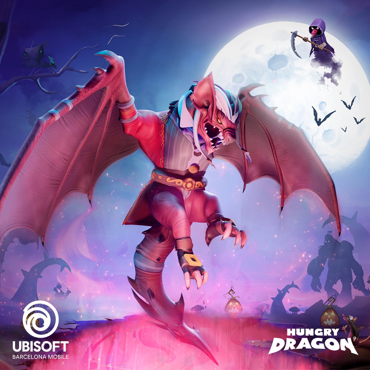 Happy #Halloween!🎃

Today is the scariest night of the year and our #dragons love it🖤🐲

A lot of players around the world enjoy #HungryDragon and many of you will already have your costume 💀

How you celebrate this day in your country? do you do something special?🌰👻