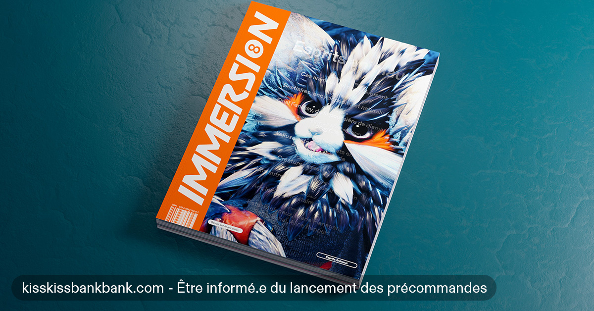 Rendez-vous le 11 octobre pour le crowdfunding de Immersion #8 : Esprits Animaux. Pour être informé.e du lancement ⤵️ kisskissbankbank.com/fr/projects/im…