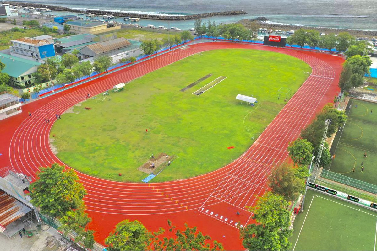 Ekuveni Running-track, Male’ City.

 #EhaaraaiMihaaru 
#Mahloof4Mayor