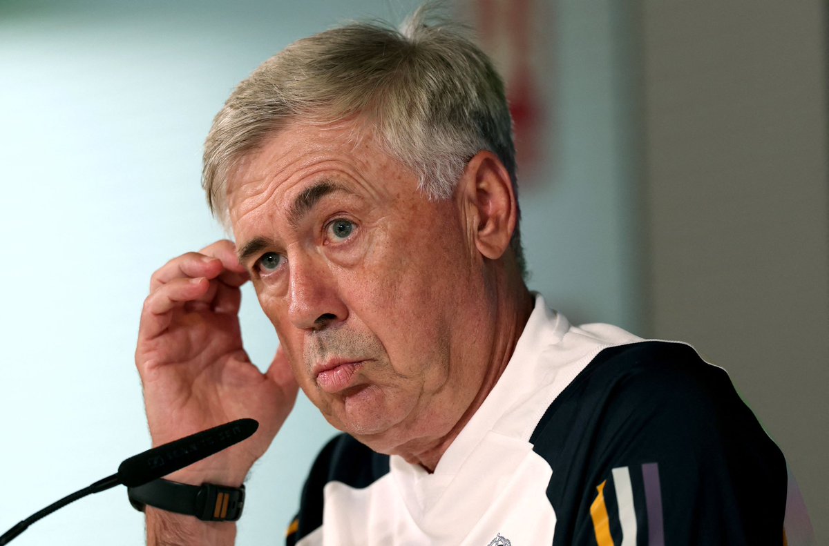 FabrizioRomano's tweet photo. ⚪️ Ancelotti: “Modrić is not happy and that’s obvious but I talk to him every day and he's still extra motivated”.

“No one is like him inside the dressing room… he's the leader. His importance is maximum”.

“I love him very much, we all love him”. https://t.co/DrnRgirmPO