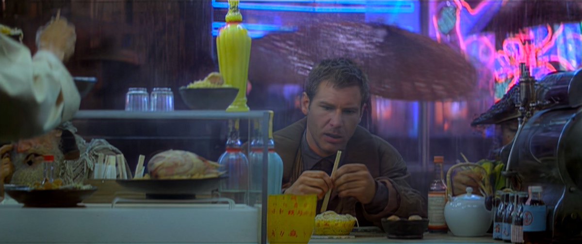cyan341's tweet photo. This is probably where my love of the Fukuoka Street food vibe came from - Blade Runner #bladerunner #Japan #japanstreetfood #yatai #fukuoka https://t.co/TwVhzTjds1