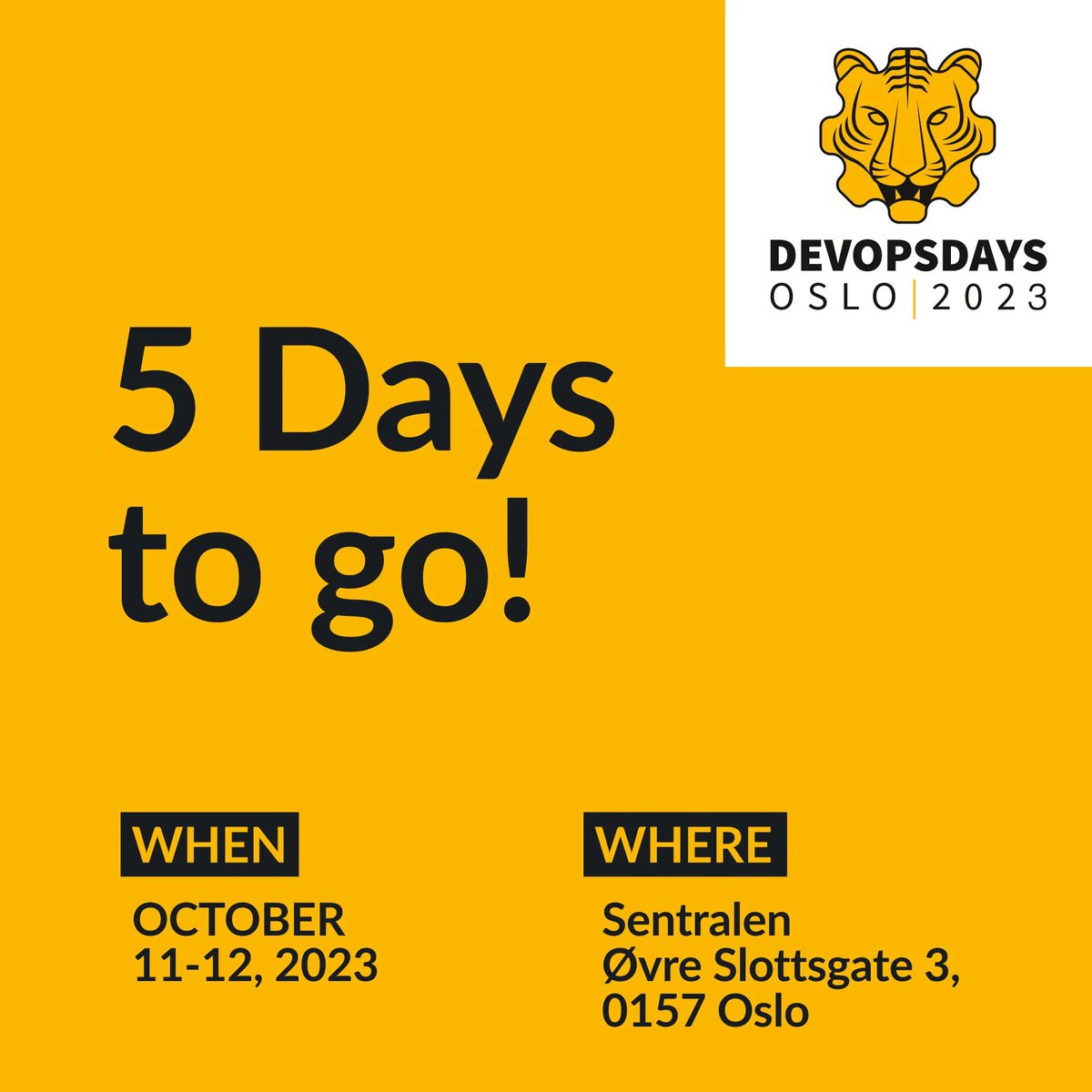 DevOpsDays Oslo tweet media