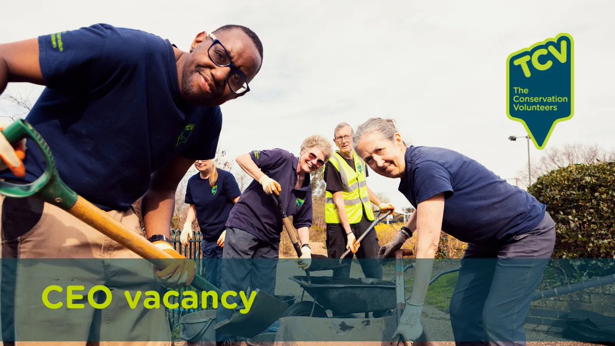 We have an exciting opportunity for an inspirational &amp; strategic leader to become our new CEO. If you have passion for the environment, community &amp; green space coupled with a strong understanding of voluntary organisations, please see the job advert here: buff.ly/48nSo1C