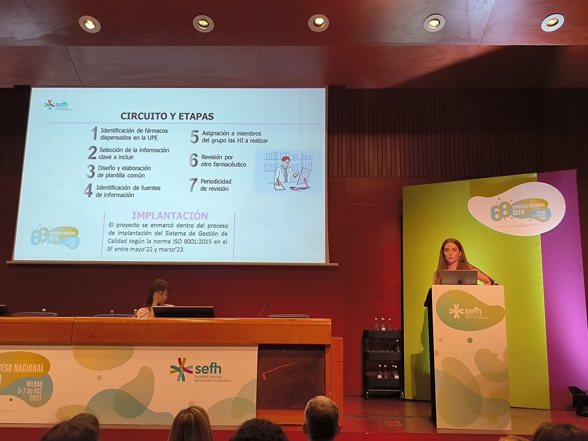 El trabajo realizado por Patricia Ortiz, nuestra R4 de Farmacia Hospitalaria del <a href="/Area7ReinaSofia/">Area7ReinaSofía</a>, seleccionado como mejores comunicaciones operativas en el <a href="/sefhcongreso/">70 Congreso SEFH</a> . Orgullosos de tí! <a href="/CDocencia_HGURS/">CDocencia_HGURS</a>