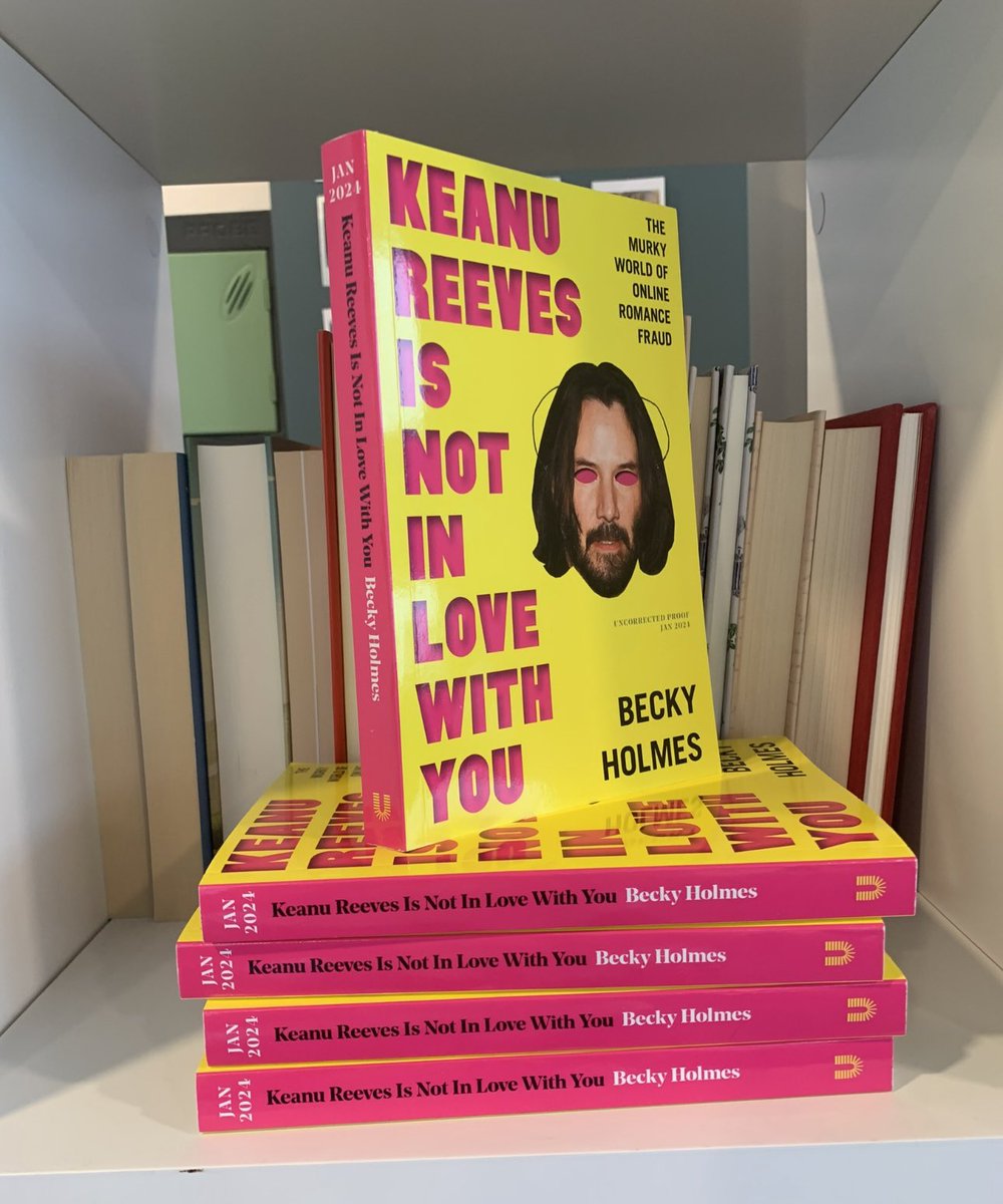 The proofs have landed at the publisher’s office. The next batch to be printed will be the ones the public sees. Scary. Thrilling. Mind blowing. Wonderful. amzn.eu/d/5tLBIJC And if you don’t like Bezos - order through @Waterstones waterstones.com/book/keanu-ree…