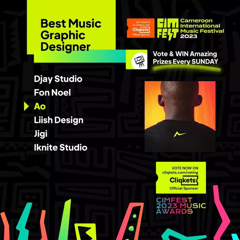 alakaoloko's tweet photo. Très fier de vous annoncer que je suis nommé dans la catégorie "Best Graphic Designer" au #CIMFest2023. Du coup je vous invite à voter pour moi via ➡️ https://t.co/1X8Pm08rI4
Merci pour le soutien chaque jour, à chaque étape de ma carrière. C’est vous la force 👊🏾
#AO #doevenmore https://t.co/j73intkgKg
