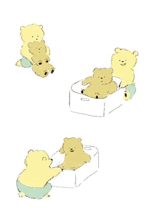 バズってるびっくり 子供の仕草を描いたりそれでイラスト描いたり絵本を描いてる絵本作家です