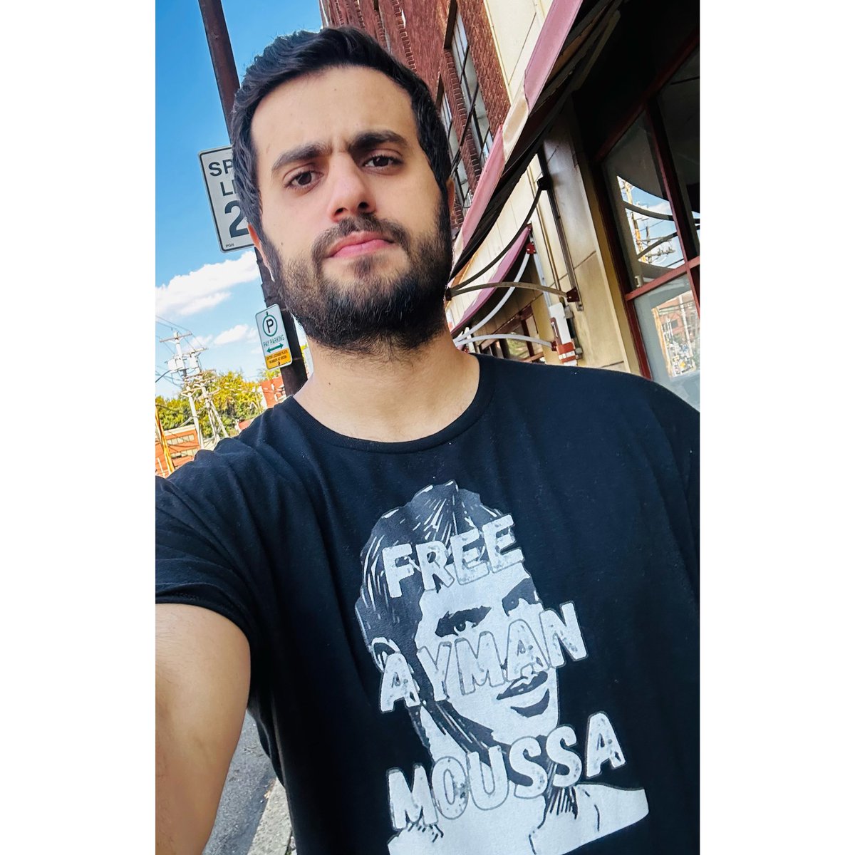 El_Gendy_95's tweet photo. Today, Ayman Moussa marks 10 years in prison of a 15-year sentence for Unlawful Assembly. As US Congress takes a firmer stand on human rights in Egypt, I call on them to put Ayman's name @ the forefront of the conversation. 

Read more: https://t.co/Qh4ExRpax8

#FreeAymanMoussa https://t.co/QC6ccdMTwI