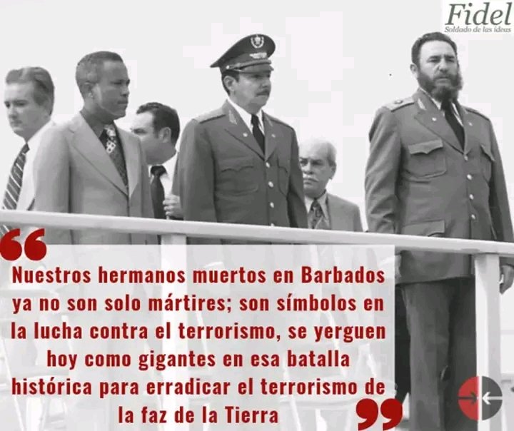 #TenemosMemoria 6 de octubre aniv 47  del derribo en pleno vuelo de un avión civil cubano en Barbados, crimen aún impune.
<a href="/tvcamaguey/">Televisión Camagüey</a>