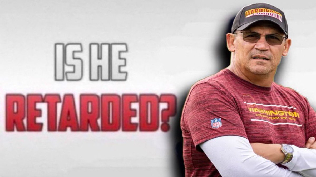 CookedByTek's tweet photo. Ron Rivera in 4 seasons as the head coach:

24-29-1 record 
Qbs sacked 170 times
3-7-1 record in december
and not a single winning season

but yes, he still has a job. https://t.co/wEQpamDLav