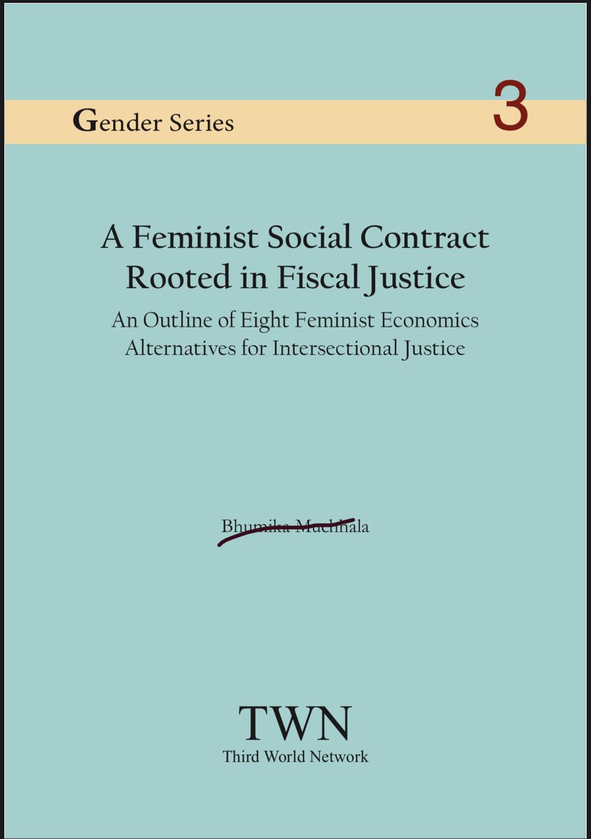 📖 Your weekend read:

<a href="/Bhumika820/">Bhumika Muchhala</a> has just dropped a paper on Feminist Fiscal Justice 👇🏾

‘A Feminist Social Contract Rooted in Fiscal Justice: An outline of eight feminist economics alternatives for fiscal Justice’ 

Read full paper here >> twn.my/title2/publica…