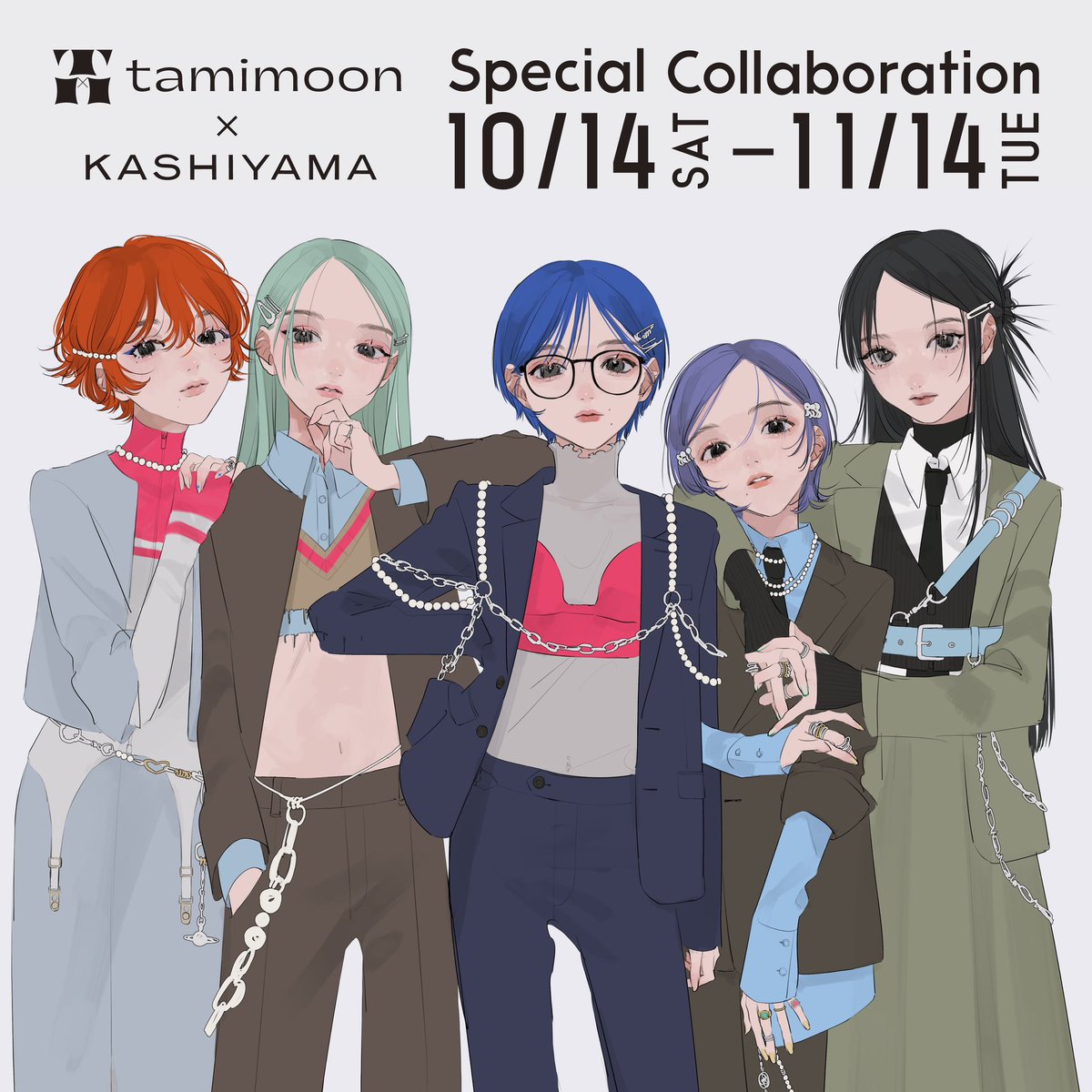 KASHIYAMA × tamimoon 10.14 sat. — 11.14 tue. KASHIYAMAの方々と