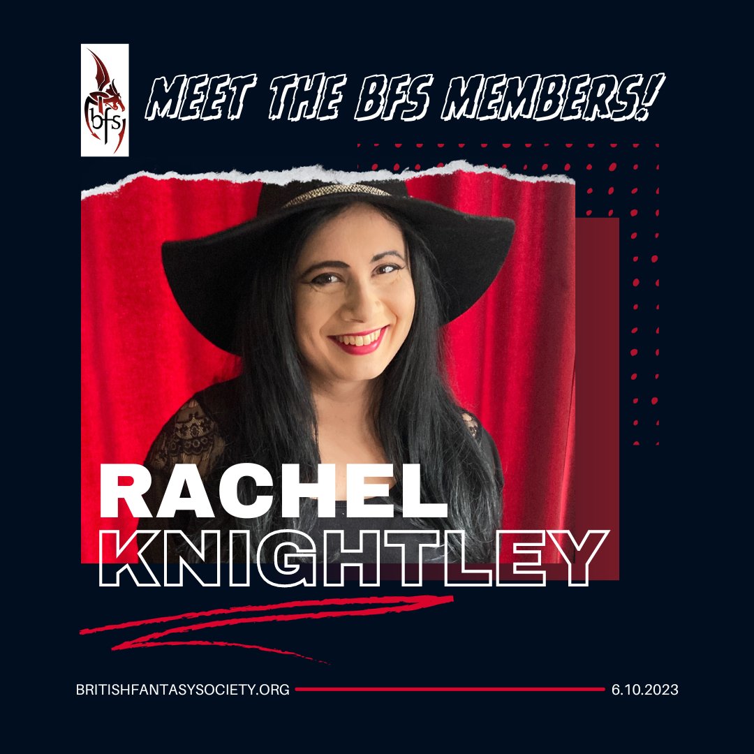 🚨New feature alert for @BritFantasySoc website!🚨

Every Friday, we'll meet our members, shout about how awesome they are & give them the opportunity to plug their wares. First up: the very fabulous @DrRKnightley brings the Spooktober vibes. Read it ⬇️

britishfantasysociety.org/meet-dr-rachel…