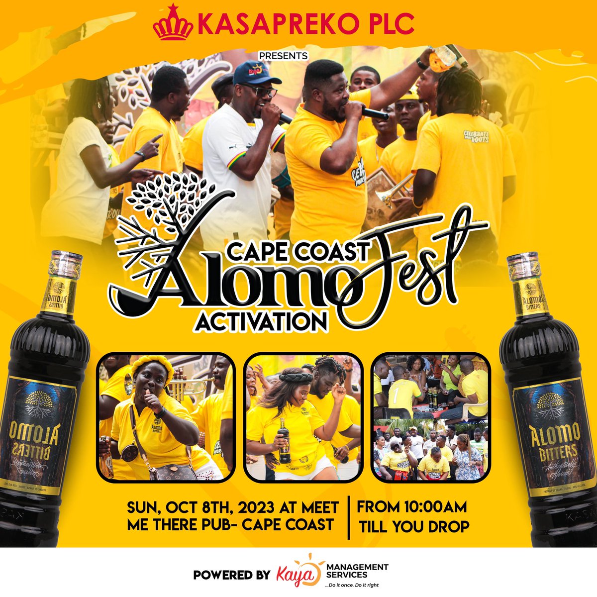 Two of Central Region’s finest artistes, <a href="/OrkortorPerry/">#Edziban</a> and <a href="/KobySymple/">Koby Symple</a> are set to thrill audience at the Cape Coast edition of ALOMOFEST brought to by Kasapreko 

DATE: Sunday, 8th October, 2023 
VENUE: Meet Me There, Cape Coast 
TIME: 10AM  
RATE: FREEEE!! 

#AlomoFest