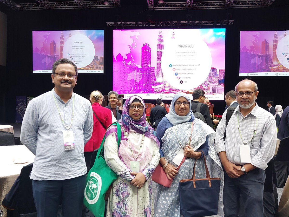 hmirfanullah's tweet photo. #Bangladesh delegates at @ISC's #GKD at #ISC_AsiaPacific!
What a wonderful opportunity to meet 170 ppl from 31 countries, &amp; learn from them!
Thank you @Science_Academy @ISC_AsiaPacific @akademisains!
Look forward to future collaborations.
@INASPinfo https://t.co/L1N7DfAsVR