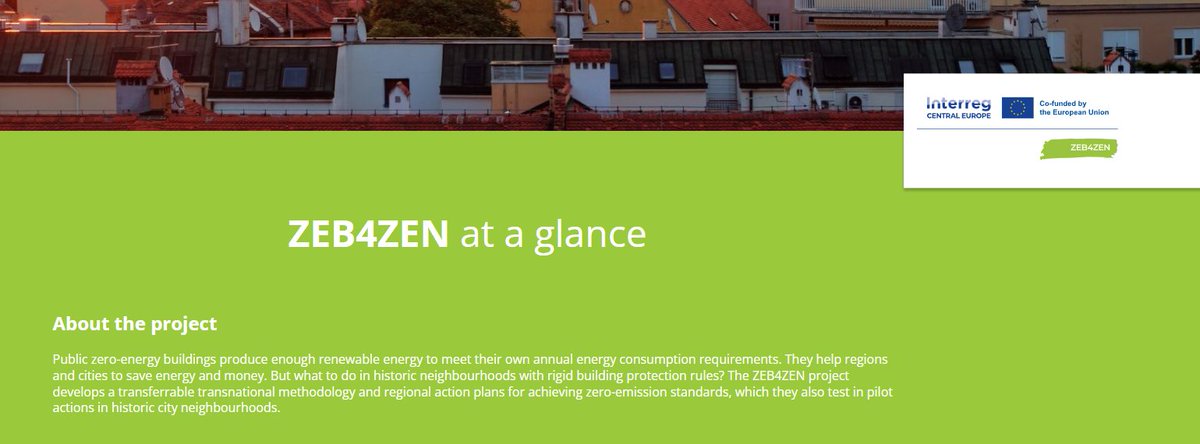Interreg CE Italy (@interregce_it) on Twitter photo Il progetto #ZEB4ZEN finanziato da @InterregCE si propone di sviluppare una metodologia condivisa e delle linee guida per redigere piani d’azione per l’energia e realizzazione di quartieri a emissioni zero.
PP: <a href="/APEFVG/">APE.FVG</a>
👉interreg-central.eu/projects/zeb4z…
#cooperationiscentral Il progetto #ZEB4ZEN finanziato da @InterregCE si propone di sviluppare una metodologia condivisa e delle linee guida per redigere piani d’azione per l’energia e realizzazione di quartieri a emissioni zero.
PP: <a href="/APEFVG/">APE.FVG</a>
👉interreg-central.eu/projects/zeb4z…
#cooperationiscentral