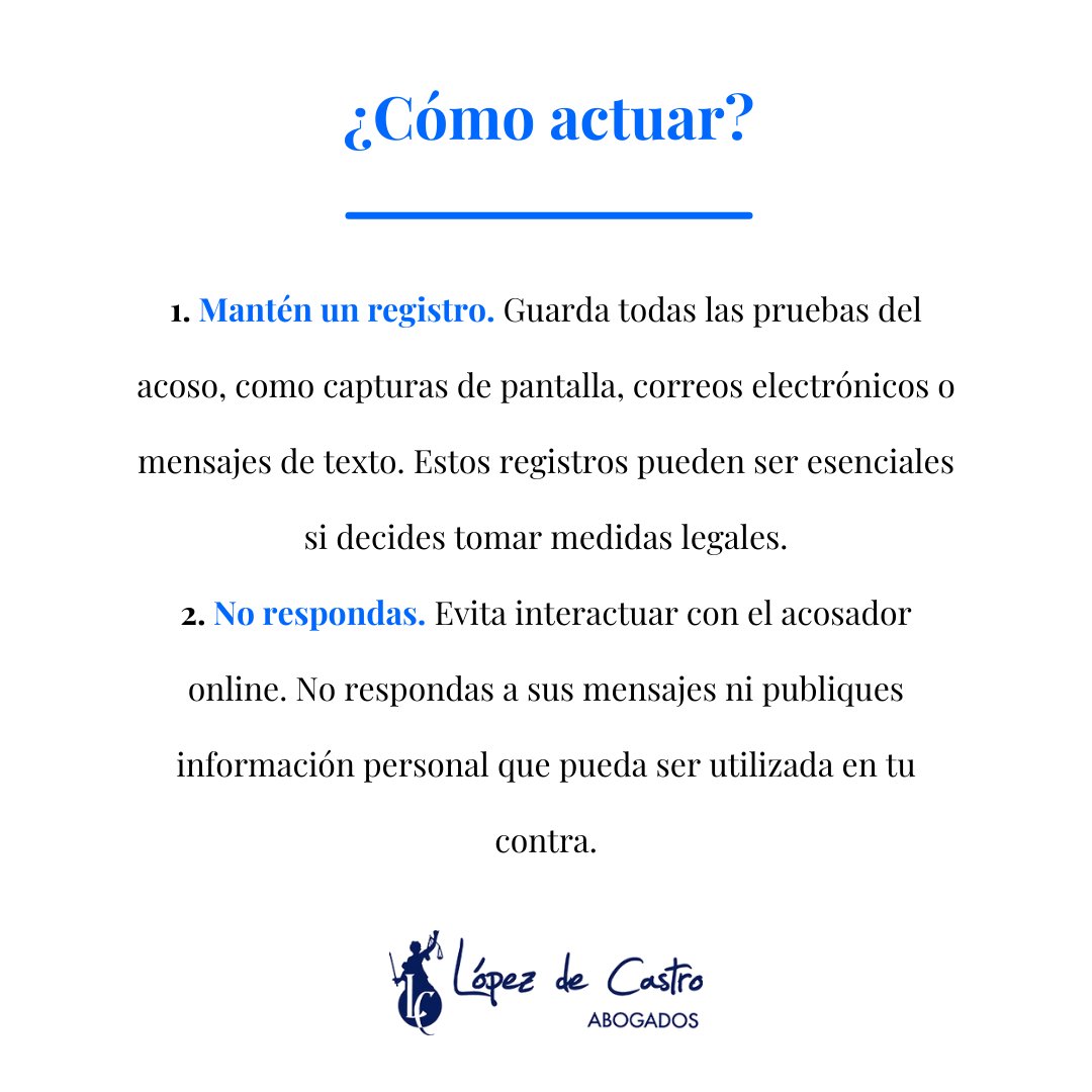 ldcabogados's tweet photo. El ciberstalking es un delito actual al que hay que prestar atención.

Protege tu bienestar emocional y tu seguridad online tomando medidas para detenerlo. 🔒🖥️

#LopezdeCastro #LopezdeCastroAbogados #AbogadoSevilla #Abogado #Bufete #BufeteAbogados #Abogados #Derecho https://t.co/K1VCS6t0hN