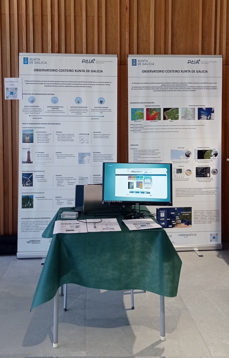 Observatorio Costeiro da Xunta de Galicia estuvo estes dous días no #ForoACUI para facilitar un espazo no que dar a coñecer o Observatorio como unha ferramenta para o sector Acuícola.
<a href="/FundacionCETMAR/">Fundación CETMAR</a> <a href="/MeteoGalicia/">MeteoGalicia</a>