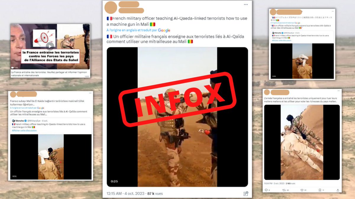 Mali: la France accusée de former des terroristes, à coup d’infox rfi.my/9zoI.x