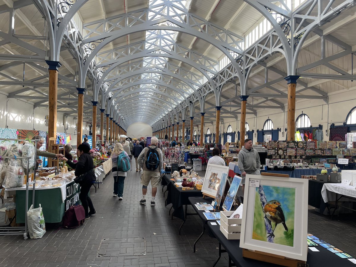🛍️ The Barnstaple Pannier Market is buzzing with life today, and guess what? We've got some exciting new stalls in the mix! 🎉

Join us until 4pm today, and don't forget, we're back open bright and early tomorrow from 9!