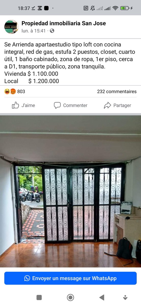 sinautocorrect's tweet image. Le puso una ducha al garaje y ahora es un apartamento &quot;tipo loft&quot; que cuesta 1&apos;100.000. Cocina integrjajajajajajajajajajajajajajaja