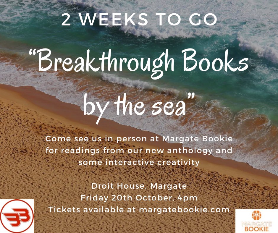We cannot believe it is just 2 weeks until #MargateBookie.

See you there!

@MargateBookie 
#margatebookie2023
#margatebookie23
#literaryfestival