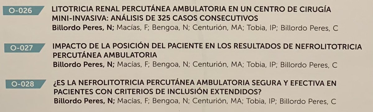 Ayer presentamos 3 trabajos de #PCNL #samedaydischarge #ambulatory en el Congreso #CAUChile2023 #SomosCAU @CAU_URO @SauUrologia