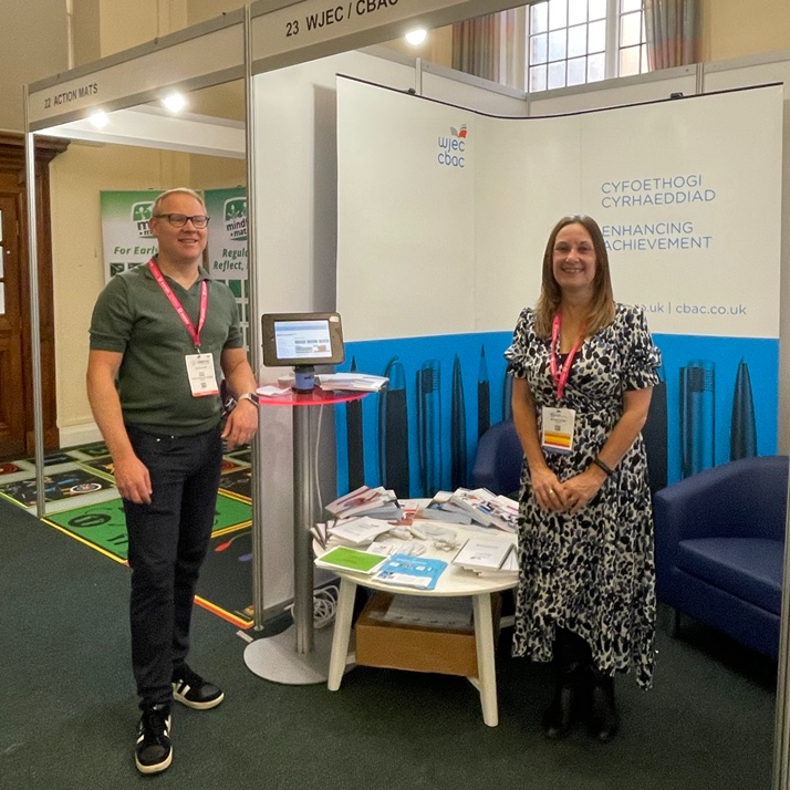 Great to be at the National Education Show (<a href="/nationaledshow/">The National Education Show</a>) today!

If you're at Cardiff City Hall, pop by Stand 23 where our friendly team are on hand to discuss the suite of Made for Wales qualifications currently in development! 👋
