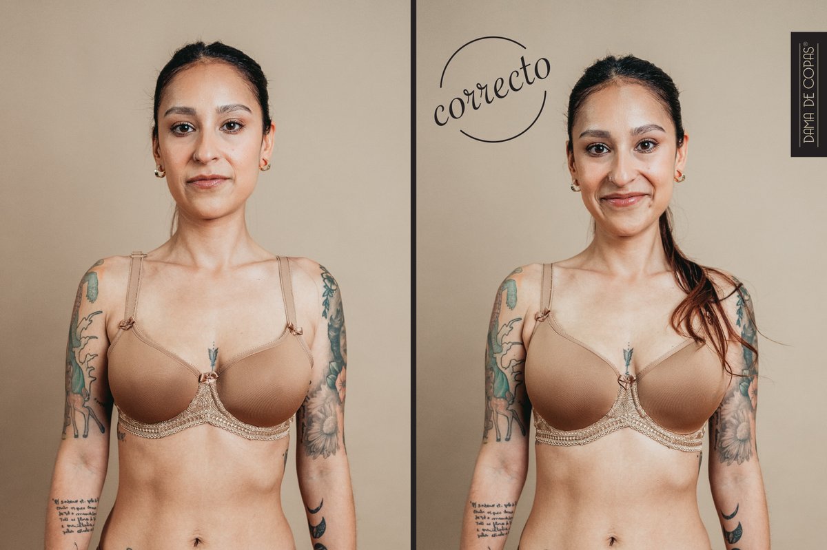 #misujetadorperfecto

Muchas veces, ¡La gran diferencia está en los pequeños detalles!
➡️ ¡Ana, que tiene una 75 D, demuestra que el ajuste de la banda de contorno es muy importante! . En la talla correcta, el sujetador ni se sube ni se mueve a lo largo del día. 😊