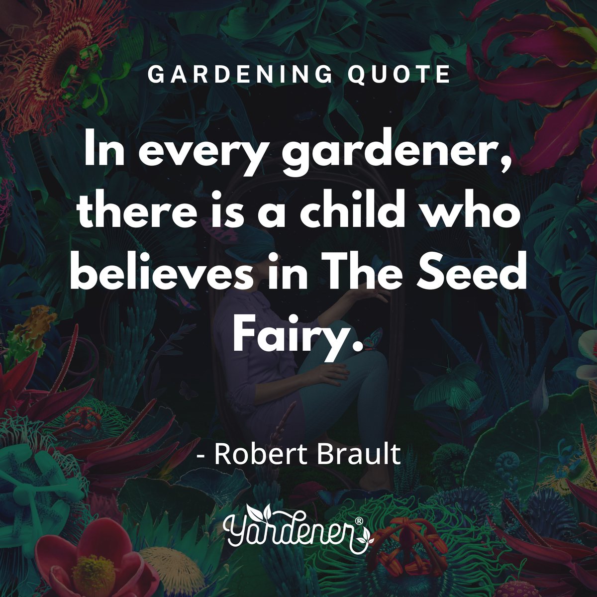 Daily Gardening Quotes:

Believing in The Seed Fairy is what keeps every gardener young at heart.

#gardening #gardeningtips #dailytips #GardenersWorld #garden #gardeninglove #gardeninglife #gardeningcommunity #gardeningquotes #quotes